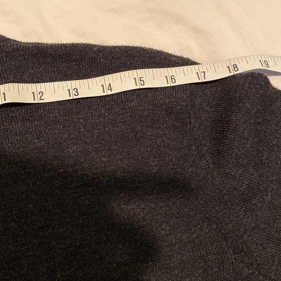 Great Vintage Pendleton dark grey wool cardigan, LP - Picture 8 of 9